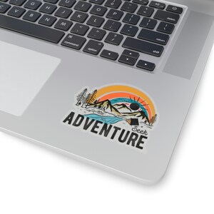 Adventure Sticker, Mountain Sticker, Hiking Sticker, Outdoor Sticker, Nature Sticker, Mountain Lover Gift, Adventurer Gift, Explorer Sticker