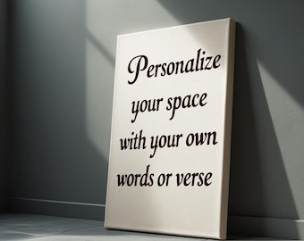 Custom Poem Print, Album Poster Lyrics Print, Wedding Song Framed Quote, Frame Canvas Text Vows Gift, Vintage Sign Wall Art,