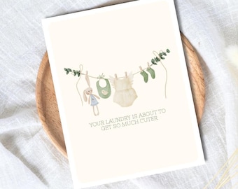 Cute New Baby Card – Congratulations, Bestie