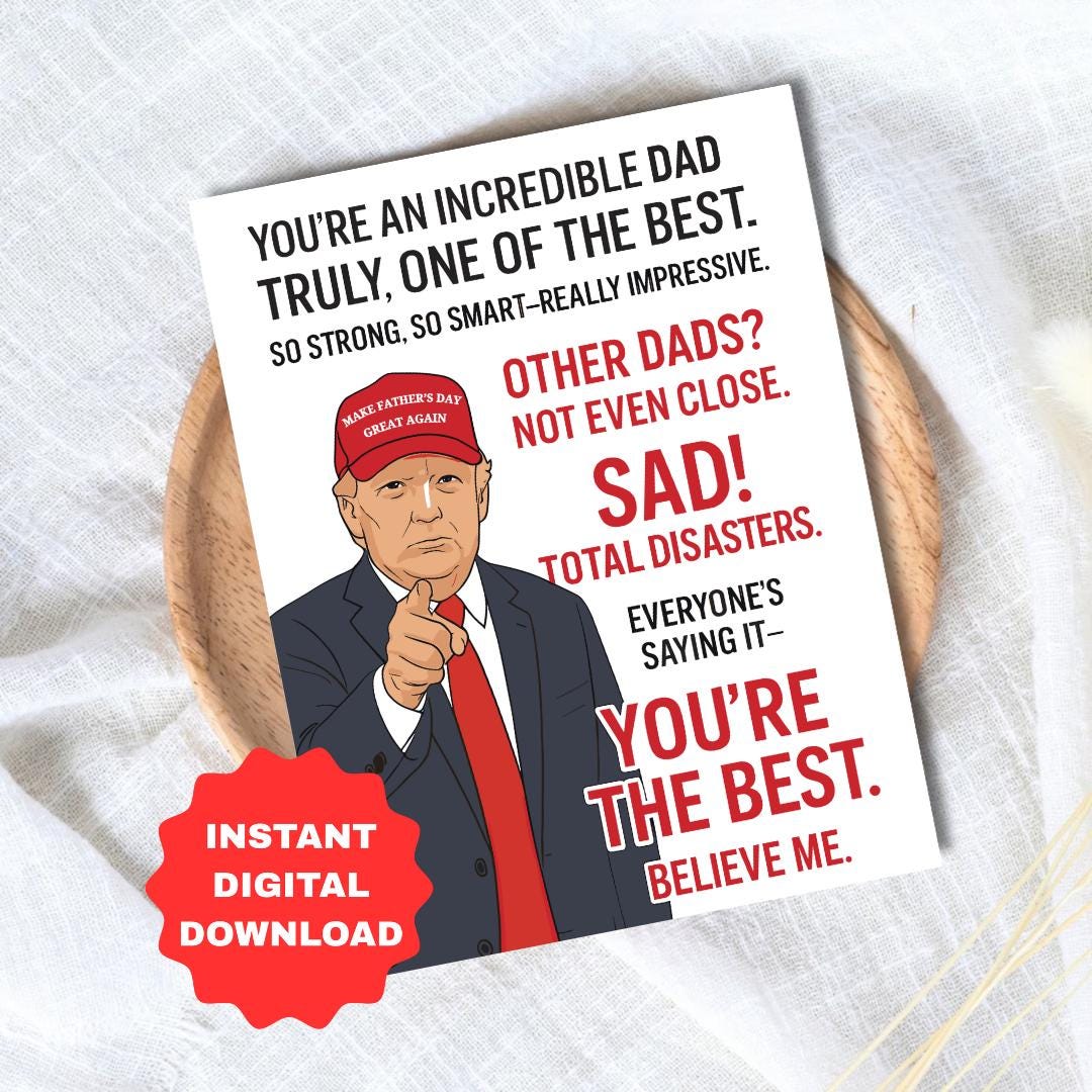 Lustige Trump Druckbare Vatertagskarte F r Papa Lustig Vatertags lustige-trump-druckbare-vatertagskarte-f-r-papa-lustig-vatertags