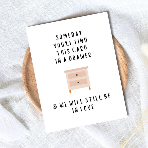 In Love Birthday Card | Someday You'll Find This Card | Funny Birthday Card | Birthday Gift for Wife Husband | Valentines Card For Her Him