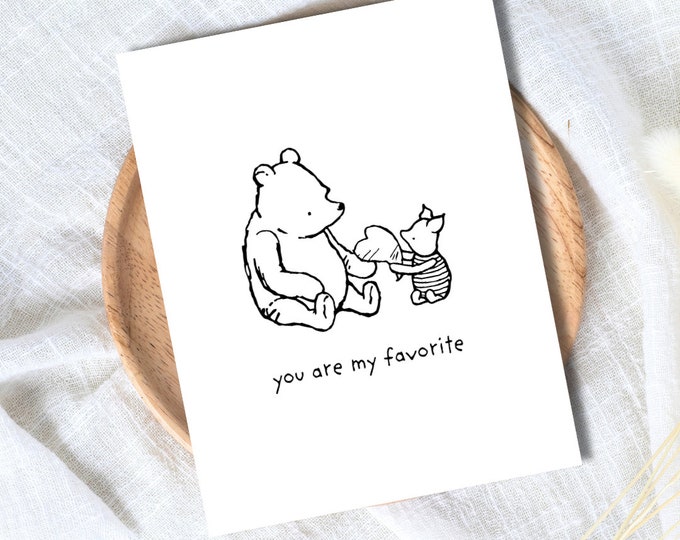 You Are My Favorite Cute Anniversary Card In Love Birthday Card Heartfelt Wedding/Dating Anniversary For Husband Wife Boyfriend Her Him