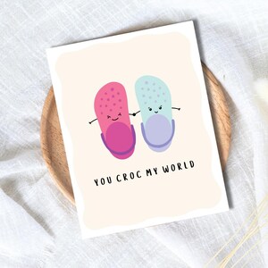 Vous croquez mon monde carte d'amour | amoureux de la carte | Carte de Saint-Valentin pour elle lui femme mari petit ami fiancé | Cadeau Saint-Valentin pour lui elle