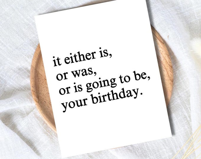Happy Birthday Card, Funny Birthday Card, Birthday Card For Husband Wife Boyfriend Girlfriend Him Birthday Card For Best Friend, Bestie Card