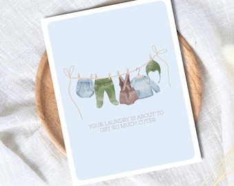 Cute Baby Shower Card - New Baby Congratulations