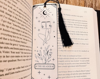 The Reader Tarot Card Bookmark For Book Lovers And Tarot Card Lovers