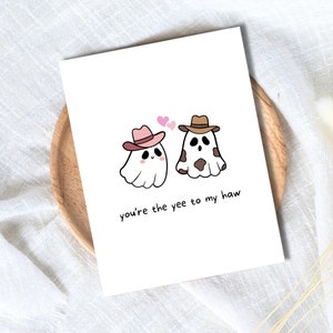 Carte d'anniversaire fantasmagorique amour pour toi, amour, Halloween, mari, femme, petit ami, petite amie, couple, partenaire, drôle de carte