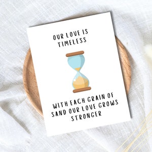 Our Love Is Timeless Birthday Card | Heartfelt Card | Funny Birthday Card | Birthday Gift for Wife Husband | Valentines Card For Her Him