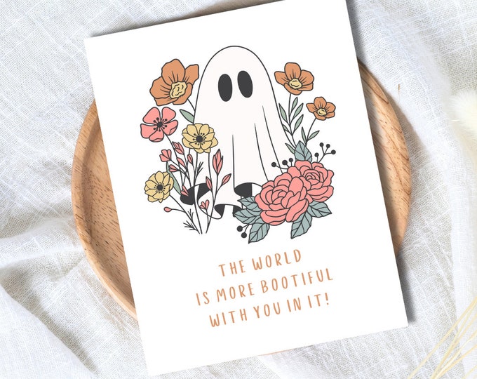 The World Is More Bootiful With You Anniversary Card Love Birthday Card Wedding/Dating Anniversary For Husband Wife Boyfriend Girlfriend Him