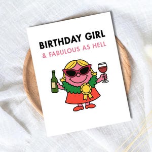 BIRTHDAY QUEEN CARD - Bestie Birthday Friendship Card