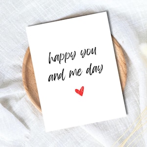 Anniversary Card - Happy You  Me Day