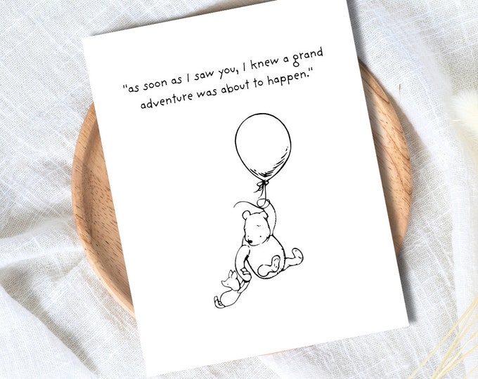 A Grand Adventure New Parents Card, A New Baby, Pregnant, Congratulations, Baby Shower Card Daughter Niece Granddaughter Goddaughter Child
