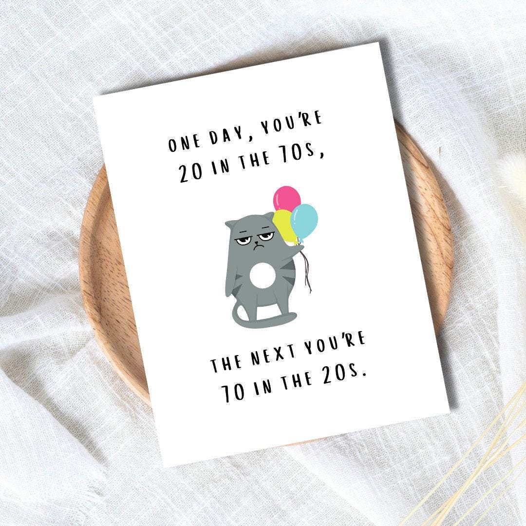 Funny 70th Birthday Card - Dad  Partner Humor