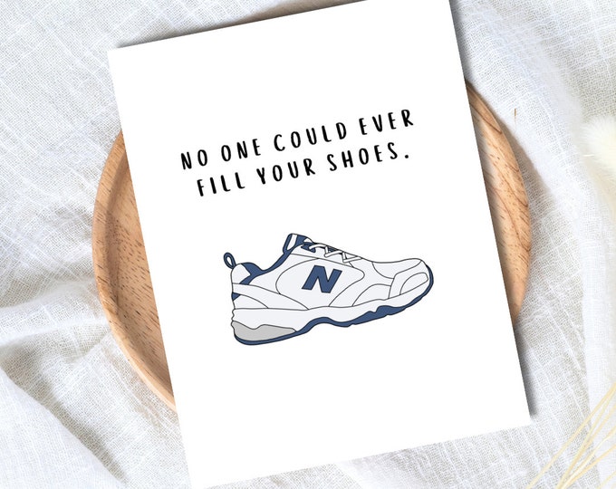 Funny Old Man Shoes Birthday Card | Dad Shoes Greeting Card | Birthday Gift for Dad or Boyfriend | Birthday Card | Funny Card