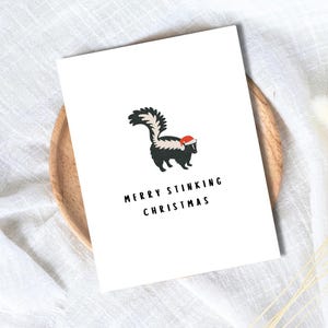 Carte de Noël puante de Joyeux Noël | Carte de Noël drôle pour mari, femme, petit ami, petite amie, maman, papa | Cadeau de Noël pour lui/elle