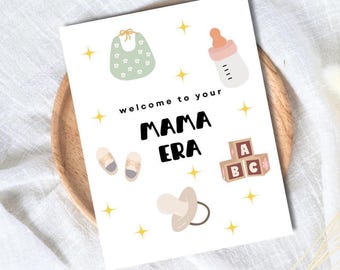 Baby Shower Card For Her - In Your Mama Era