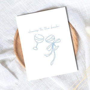 Vive la mariée, carte de douche nuptiale pour couple nouvellement marié ou fiancé, carte de mariage pour elle, carte de fiançailles pour soeur, cousin