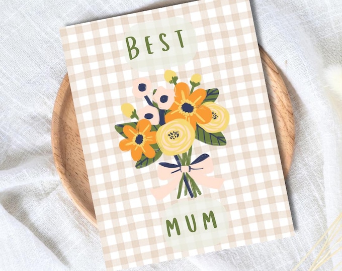 Best Mum Cute Mom Mothers Day Card, new mother card Mothers Day, Mum Mothers Day Cards For Her, Mothers Day Card For Grandma, Nana