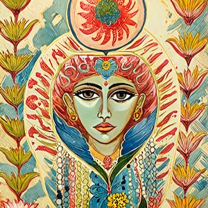 Print Hathor Goddess Bohemian Download