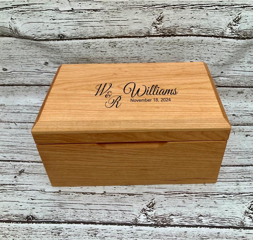 Men's Gift, Keepsake Box, Engraved Valet Box, Custom Engraved Wood Box ...