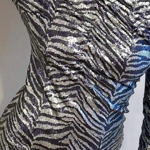 Major Sparkle! Urban Outfitters Sequin Minidress Siz M image 3