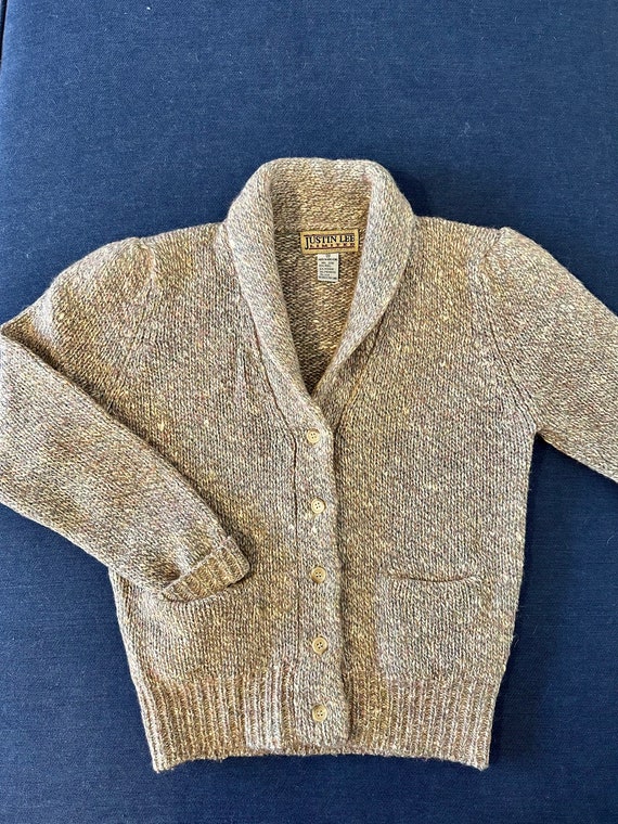 Coziest cardigan: wool, mohair + silk. Size M 36 - image 1