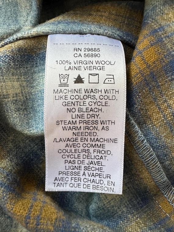 Flattering Pendleton wool button-up Western shirt… - image 6