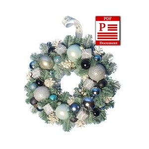 Tutorial for making a decorative wreath