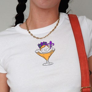 Mardi Gras Baby Tee, It's Mardi Gras Shirt,Martini Trendy Retro,Women Mardi Gras Shirt,Mardi Gras Parade Gift,Louisiana Carnival Party Shirt