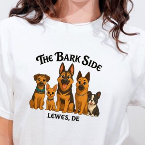 T-shirt personnalisé couleurs confort portrait d'animal de compagnie, chemise pour chien personnalisée avec jusqu'à 5 animaux de compagnie, t-shirt animal dessin animé personnalisé, idée cadeau pour amoureux des animaux de compagnie