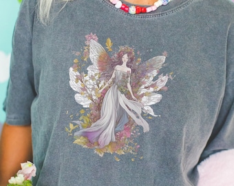 Fairycore Butterfly T-Shirt: Vintage Style Comfort Colors Tee