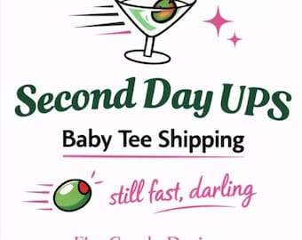 Actualización de envío entre semana de UPS solo para camisetas de bebé :)