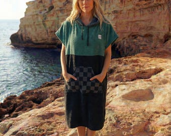 Surf Poncho Tiki Organic Terry Cloth