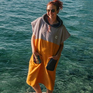 Surf Poncho Tiki Organic Terry Cloth