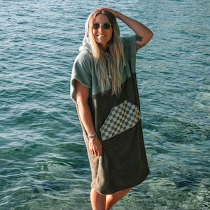 Surf Poncho Tiki Organic Terry Cloth
