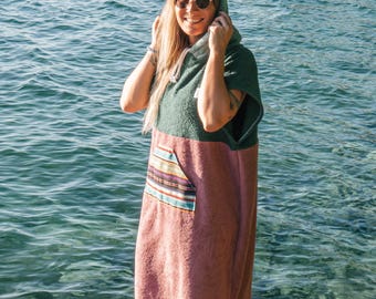 Poncho da surf Tiki in spugna biologica