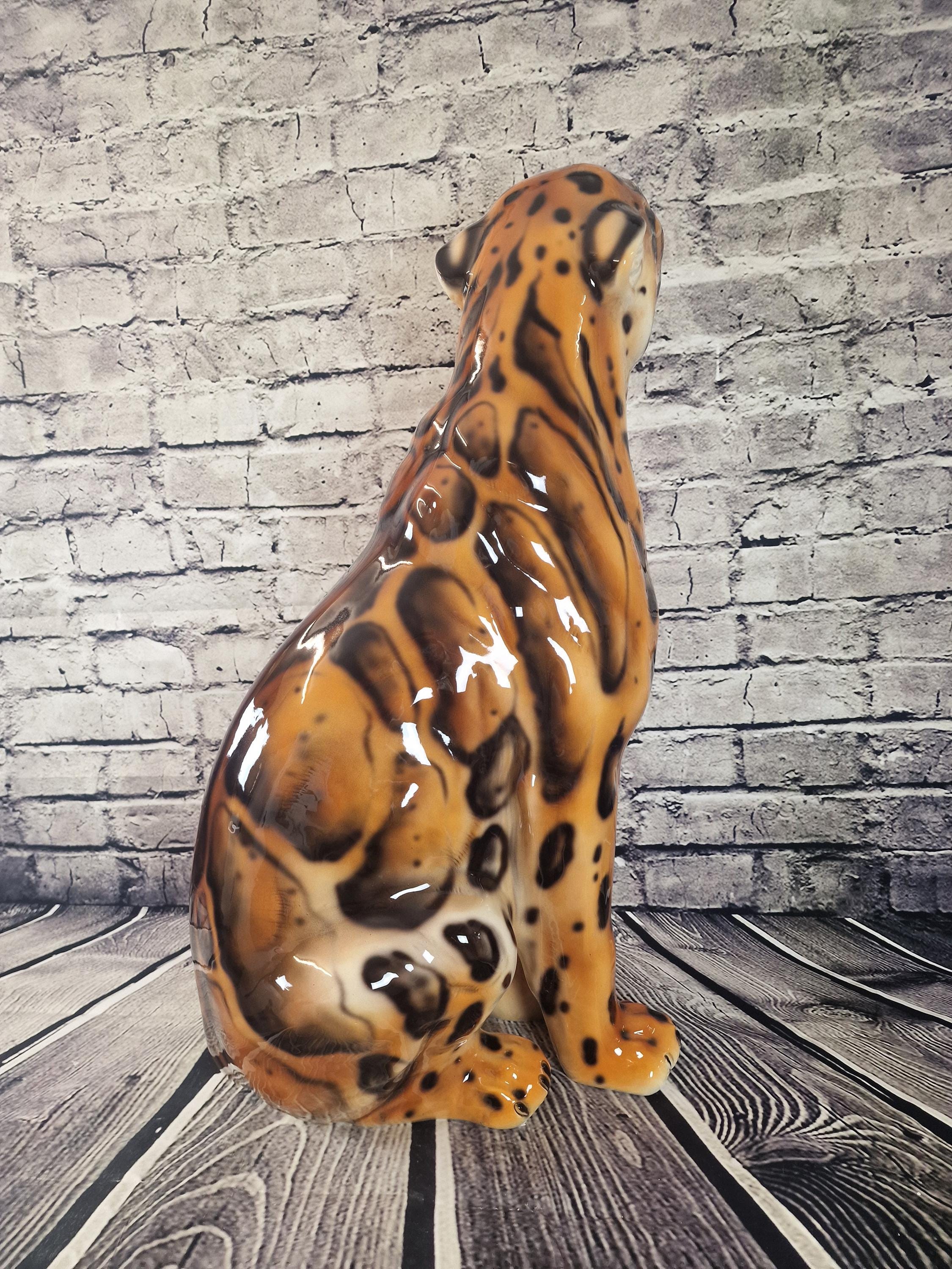 霧のジャガー 座像 陶器製 約86cm 新品 - Etsy 日本