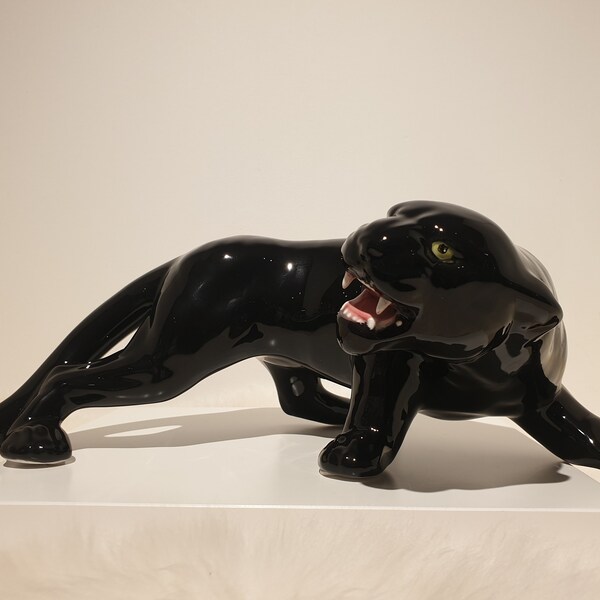 Black Panther Artistic Ceramic Figure 40 x 14 cm NEW