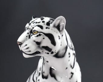 Mist panther XXL artistic ceramic figure approx. 86-88 cm New