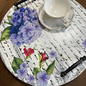 handmade decor tray, french tray decor, coffee bar tray