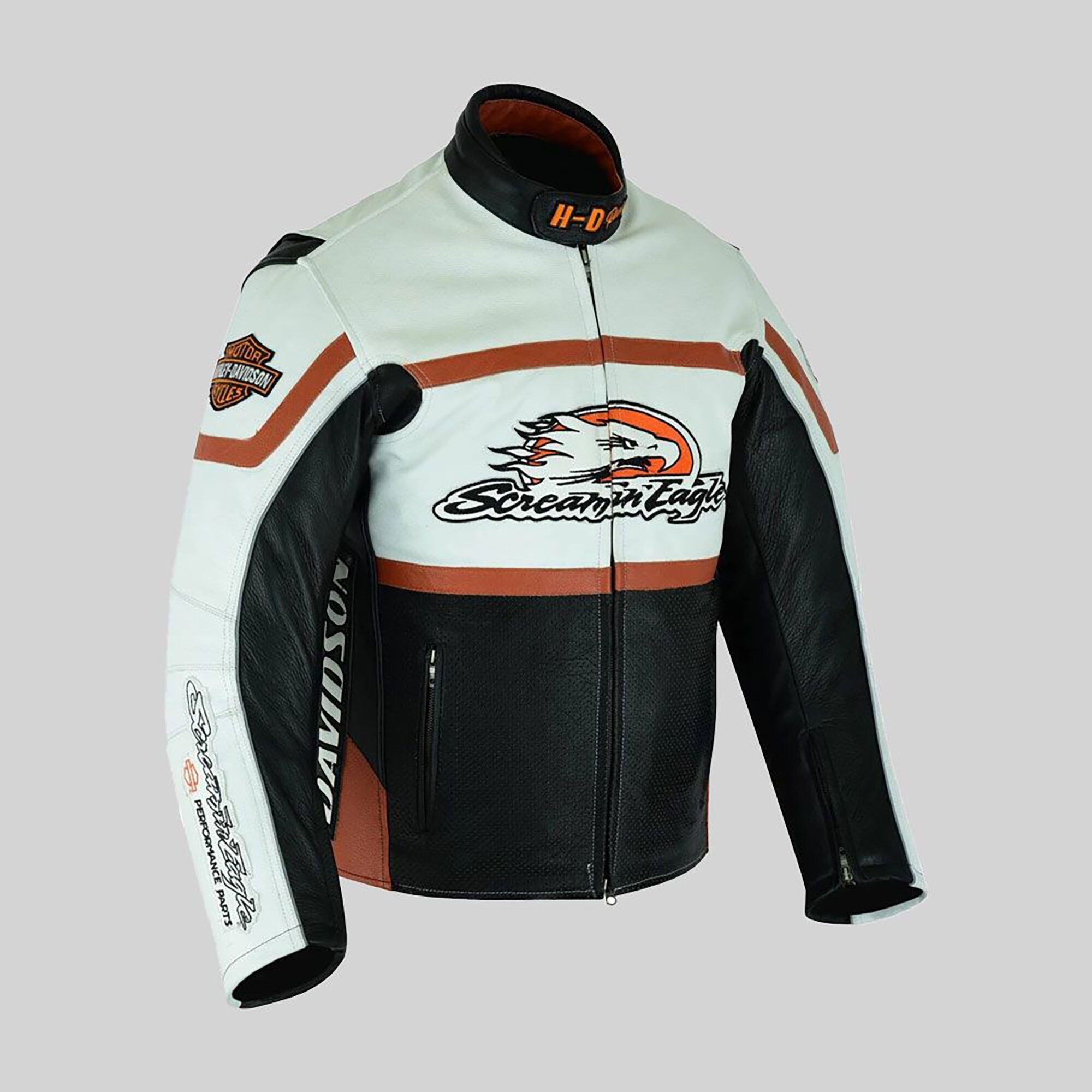 Harley davidson screamin 2025 eagle raceway leather jacket