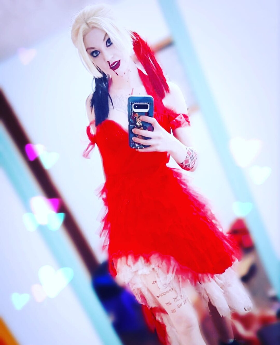 Suicide Squad Inspired Harley Red Dress Cosplay - Etsy