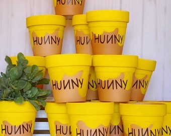 Hunny Pot Centerpieces baby shower decor Winnie the pooh