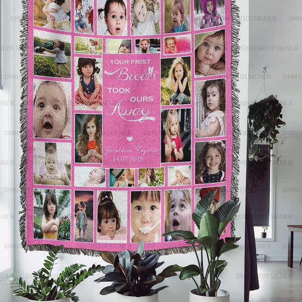 Baby Photo Blanket - Etsy