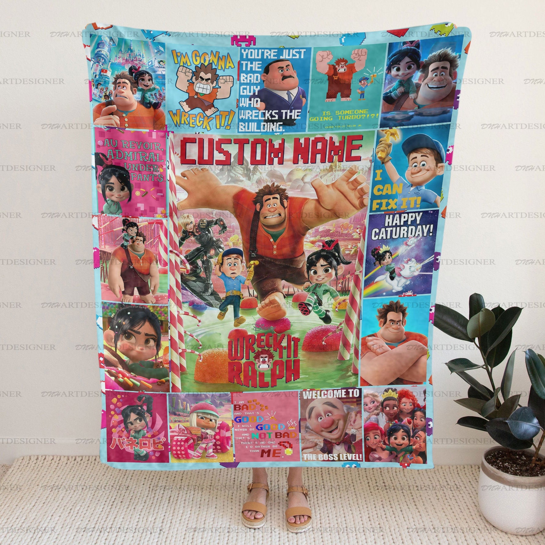 Wreck it ralph blanket hotsell