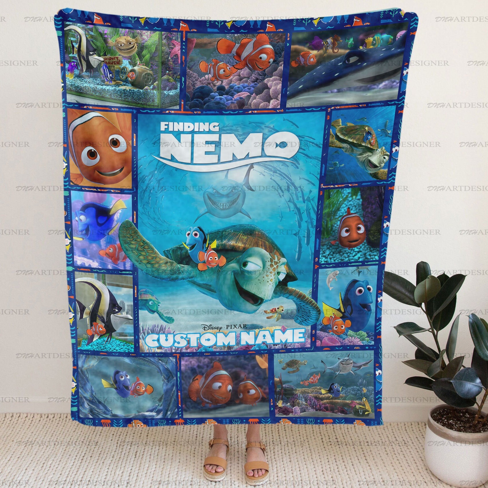 Finding Nemo Blanket Etsy Canada