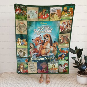 Fox Hound Blanket Etsy Canada