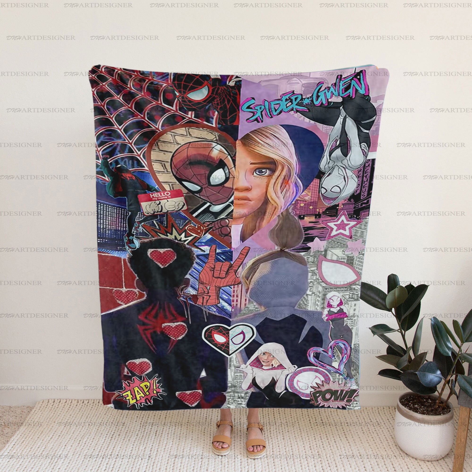 Miles morales throw blanket sale