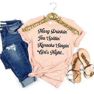 Marg Drinkin&#39; Thee Spillin&#39; | Margarita-shirt | Margarita Minnaar | Grappig drinkshirt | Tequila-shirt | Cinco De Mayo | Fiesta-shirt