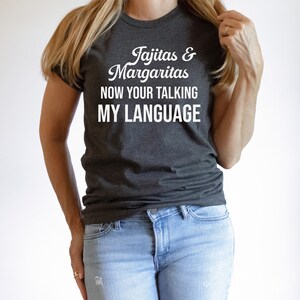 Fajita&#39;s & Margarita&#39;s | Margarita-shirt | Margarita Minnaar | Grappig Margarita-shirt | Grappig drinkshirt | Tequila-shirt | Cinco de Mayo